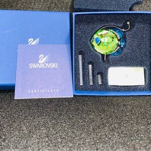 Swarovski Crystal Figurine Chira Fish Paradise Exotic Fish/South seas NIB+COA